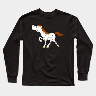 Appaloosa Red Roan Spotted Horse Long Sleeve T-Shirt